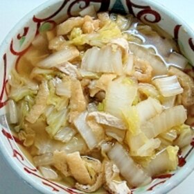 はくさい★油揚げの煮物